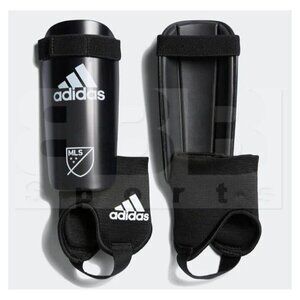 Adidas X MLS Youth Soccer Shinguards, Large (Black), Ages 10 - 13